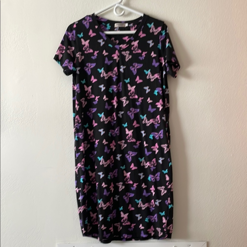 Pink and Purple Cotton Nightgown